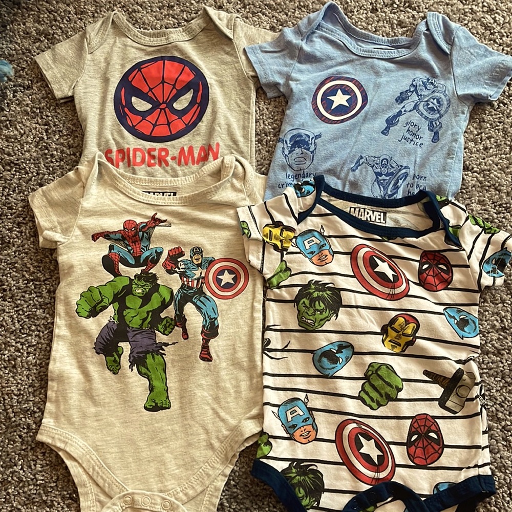 Marvel baby clothes